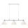 Markslöjd 108075 - Candelabro suspenso KLINT 3xE14/40W/230V branco