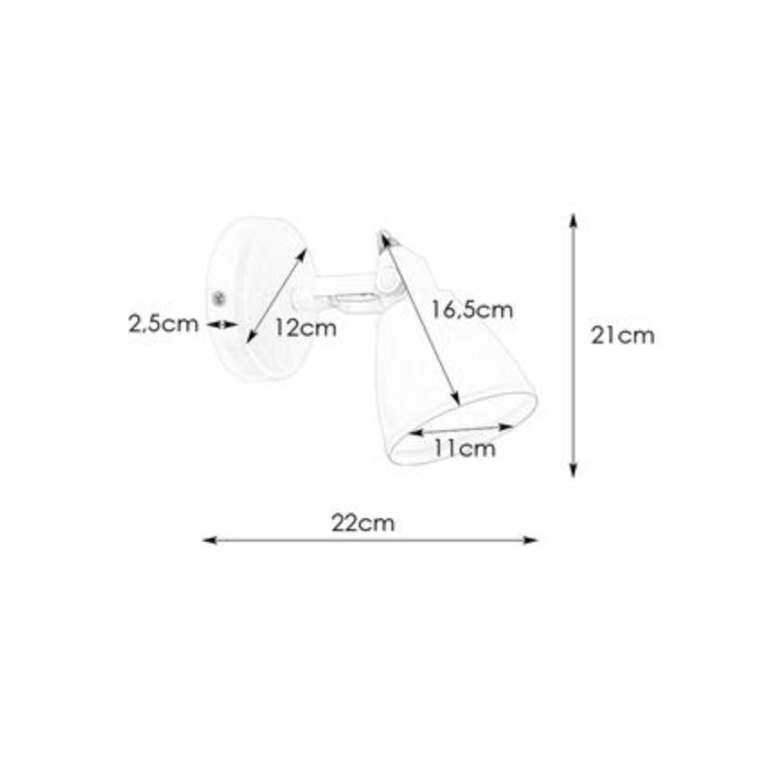 Markslöjd 108082 - Iluminação de parede de casa de banho FJÄLLBACKA 1xG9/20W/230V IP44