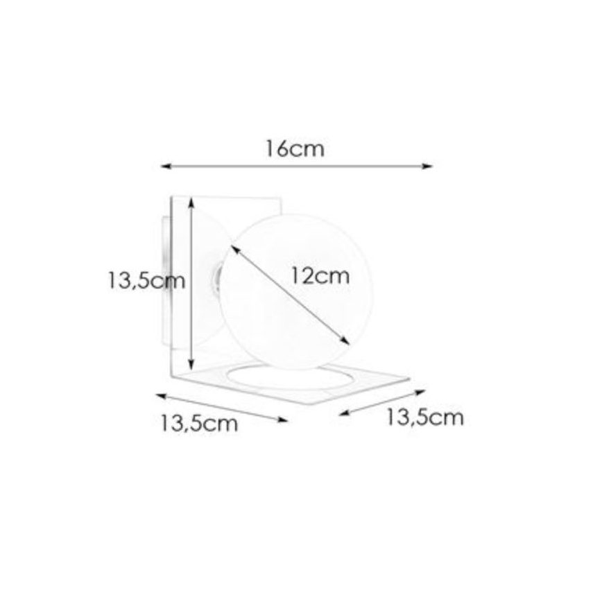 Markslöjd 108085 - Iluminação de parede de casa de banho ZENIT 1xG9/18W/230V IP44
