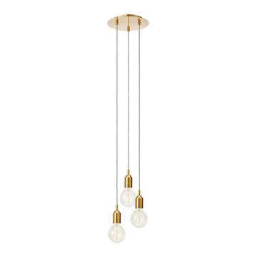Markslöjd 108099 - Candelabro suspenso BRONX 3xE27/60W/230V bronze
