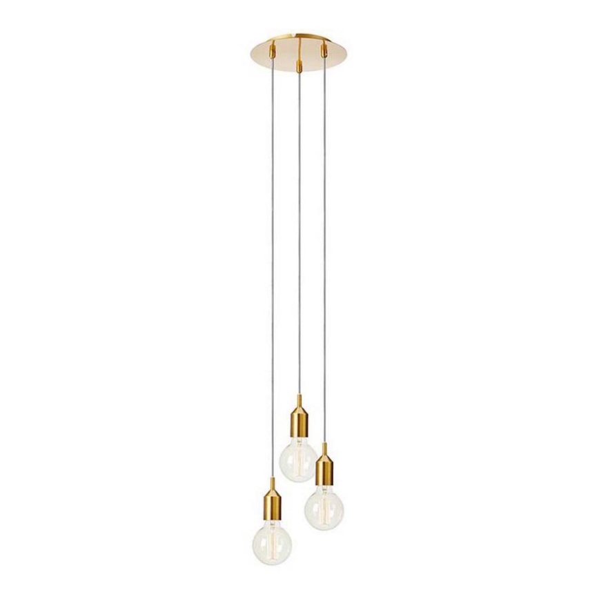 Markslöjd 108099 - Candelabro suspenso BRONX 3xE27/60W/230V bronze