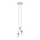 Markslöjd 108099 - Candelabro suspenso BRONX 3xE27/60W/230V bronze