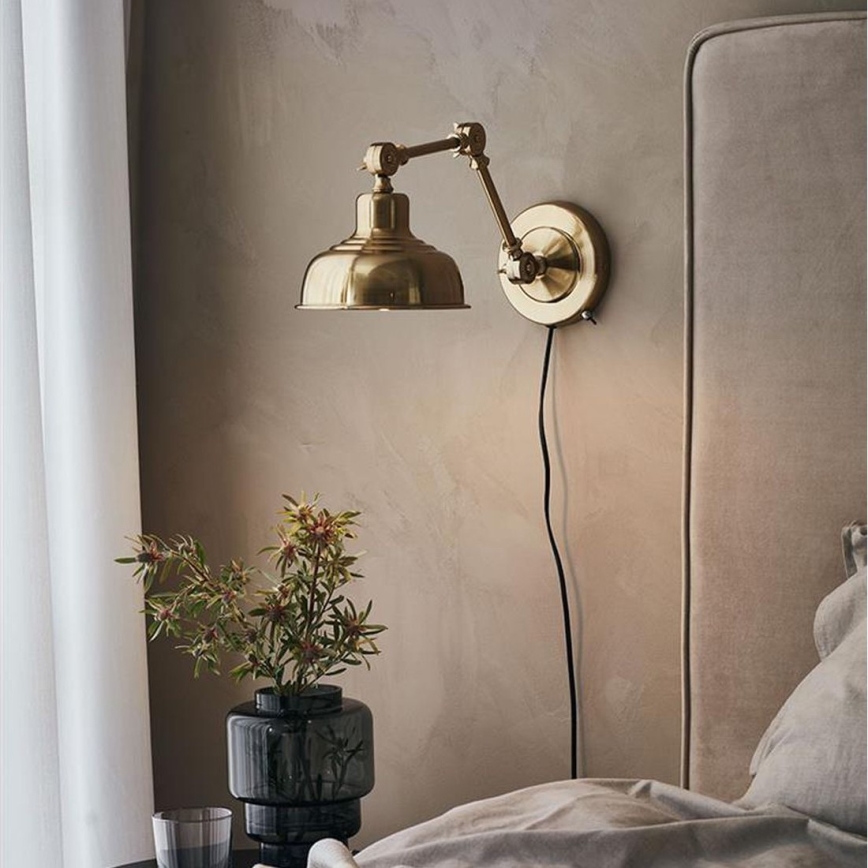 Markslöjd 108115 - Iluminação de parede GRIMSTAD 1xE27/60W/230V
