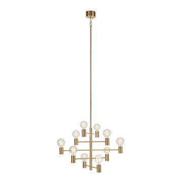 Markslöjd 108117 - Candelabro pendente PARIS 10xE27/60W/230V dourado