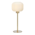 Markslöjd 108120 - Candeeiro de mesa SOBER 1xE27/60W/230V latão