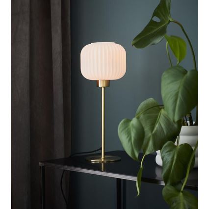 Markslöjd 108120 - Candeeiro de mesa SOBER 1xE27/60W/230V latão