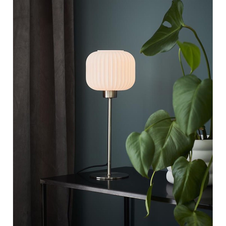 Markslöjd 108121 - Candeeiro de mesa SOBER 1xE27/60W/230V mate cromado