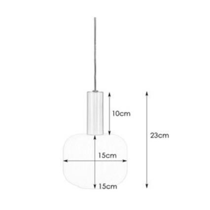 Markslöjd 108122 - Candelabro suspenso SOBER 1xE14/40W/230V mate cromado