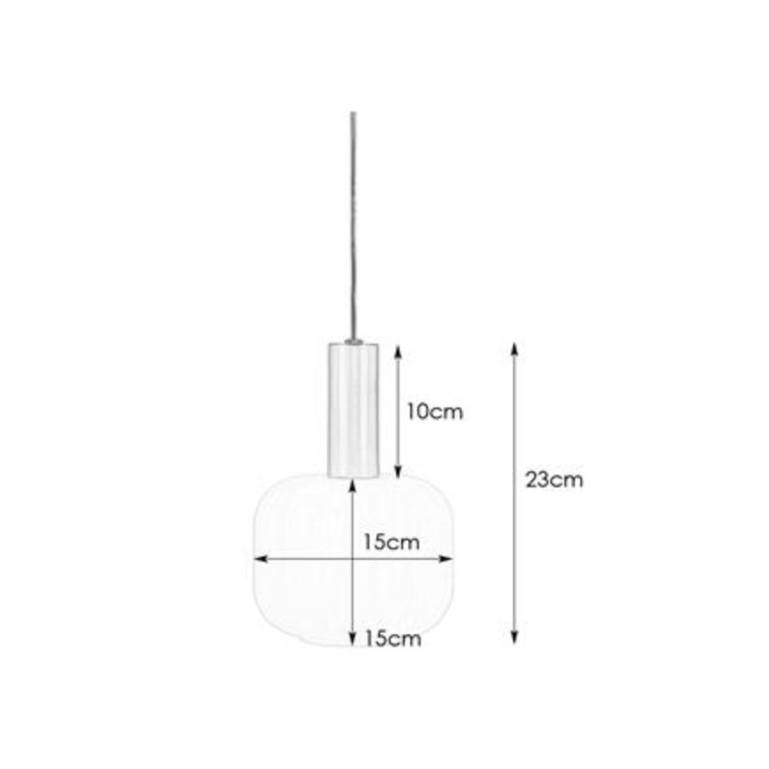 Markslöjd 108122 - Candelabro suspenso SOBER 1xE14/40W/230V mate cromado