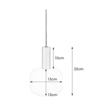 Markslöjd 108123 - Candelabro suspenso SOBER 1xE14/40W/230V latão