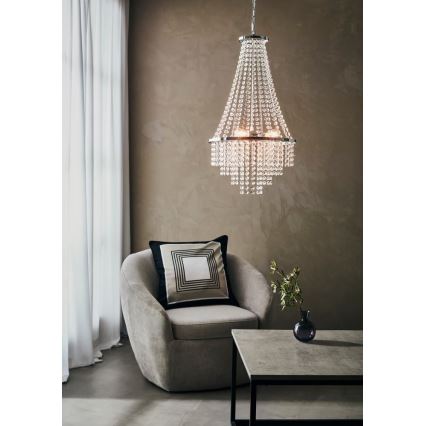 Markslöjd 108125 - Candelabro suspenso de cristal ALLINGTON 3xE14/25W/230V