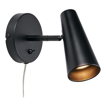 Markslöjd 108200 - Foco de parede CREST 1xGU10/7W/230V preto antigo