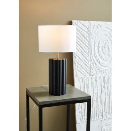 Markslöjd 108221 - Candeeiro de mesa COLUMN 1xE14/18W/230V preto
