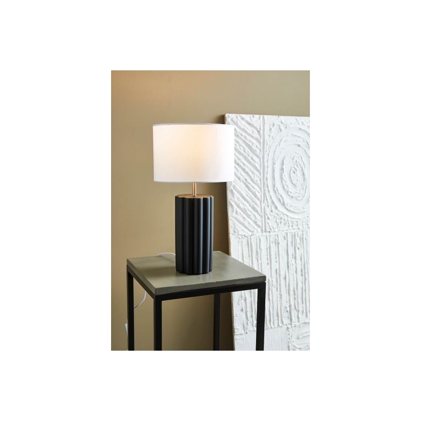 Markslöjd 108221 - Candeeiro de mesa COLUMN 1xE14/18W/230V preto