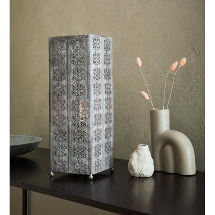 Markslöjd 108222 - Candeeiro de mesa AGRA 1xE14/18W/230V cinzento