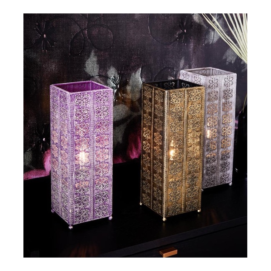 Markslöjd 108224 - Candeeiro de mesa AGRA 1xE14/18W/230V roxo