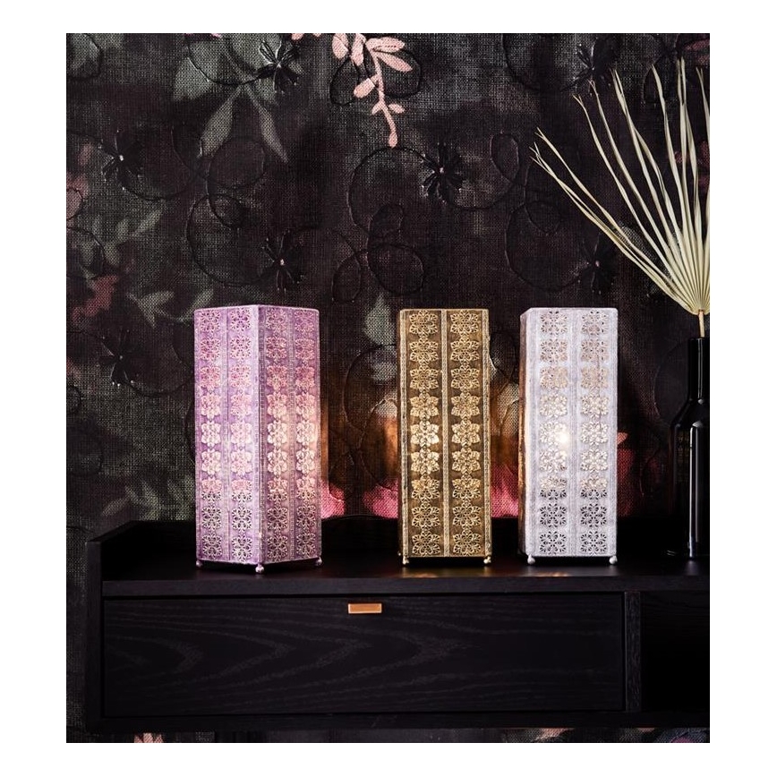 Markslöjd 108224 - Candeeiro de mesa AGRA 1xE14/18W/230V roxo