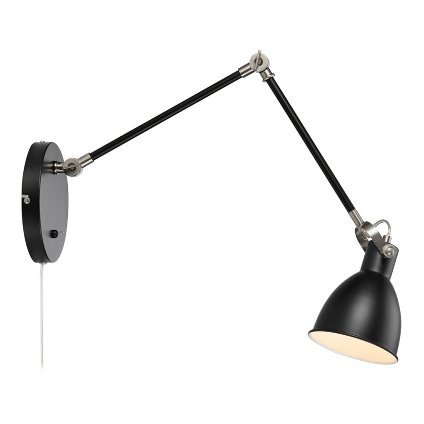 Markslöjd 108250 - Candeeiro de parede HOUSE 1xE14/40W/230V preto