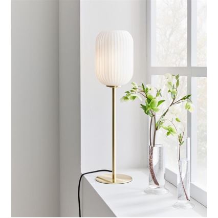Markslöjd 108251 - Candeeiro de mesa CAVA 1xE14/40W/230V dourado