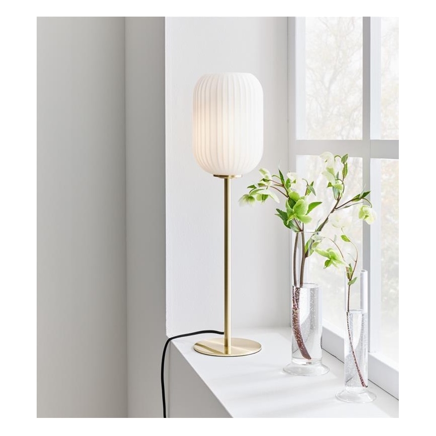 Markslöjd 108251 - Candeeiro de mesa CAVA 1xE14/40W/230V dourado