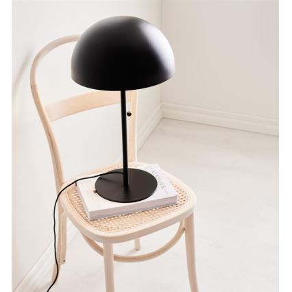 Markslöjd 108258 - Candeeiro de mesa DOME 2xE14/40W/230V preto