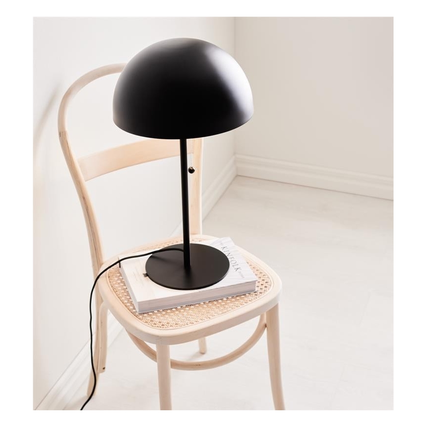 Markslöjd 108258 - Candeeiro de mesa DOME 2xE14/40W/230V preto