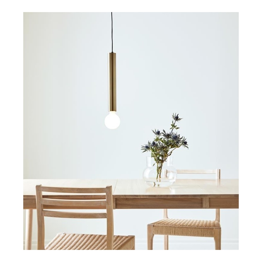 Markslöjd 108259 - Candelabro suspenso SENCILLO 1xE27/40W/230V dourado