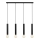 Markslöjd 108264 - Candelabro num fio SENCILLO 4xE27/40W/230V preto antigo