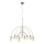 Markslöjd 108289 - Candelabro num fio LAVELLO 9xE27/40W/230V dourado