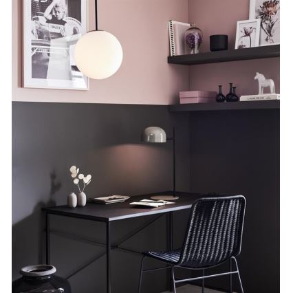 Markslöjd 108292 - Candeeiro de mesa POSE 1xE14/25W/230V cinzento