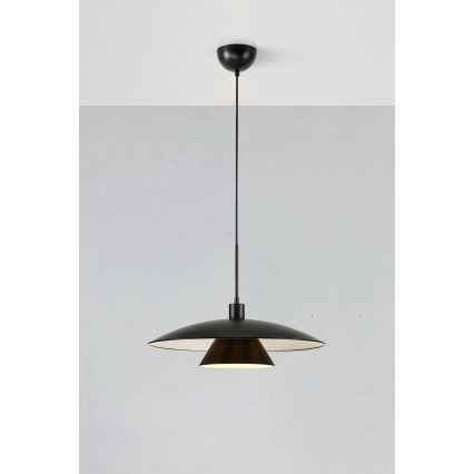 Markslöjd 108431 - Candelabro suspenso MILLINGE 1xE27/40W/230V preto