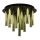 Markslöjd 108504 - Iluminação de teto GOCCE 13xG9/10W/230V dourado/preto