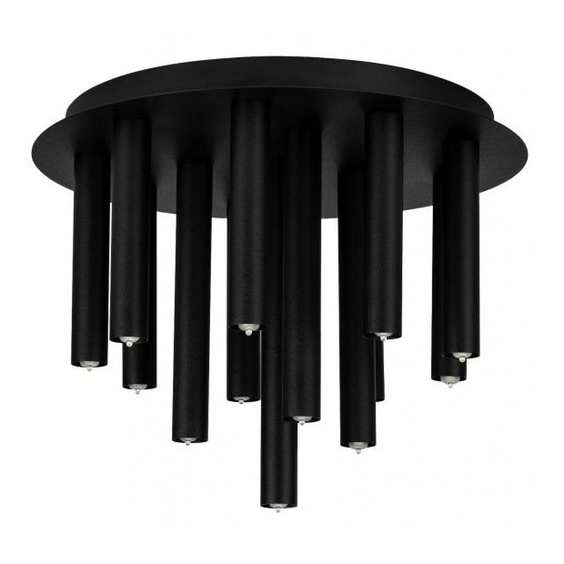 Markslöjd 108505 - Iluminação de teto GOCCE 13xG9/10W/230V preto