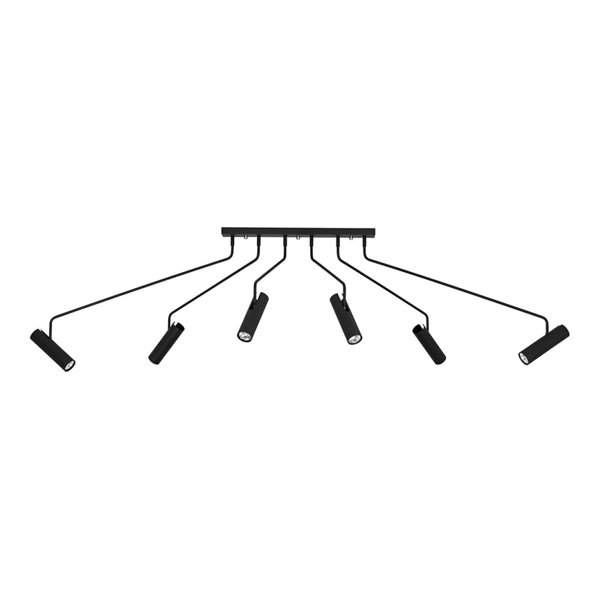 Markslöjd 108508 - Foco RAMUS 6xGU10/25W/230V preto