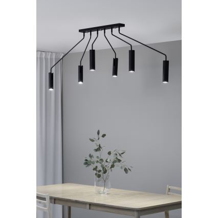 Markslöjd 108508 - Foco RAMUS 6xGU10/25W/230V preto