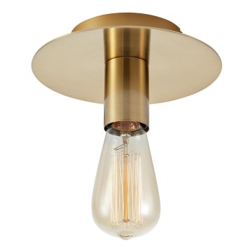 Markslöjd 108541 - Iluminação de teto PIATTO 1xE27/40W/230V dourada