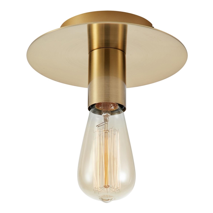 Markslöjd 108541 - Iluminação de teto PIATTO 1xE27/40W/230V dourada