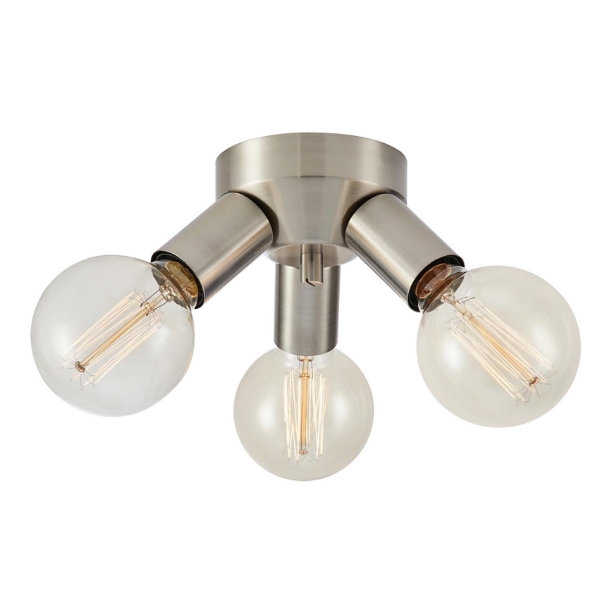 Markslöjd 108551 - Iluminação de teto MAZZO 3xE27/40W/230V cromado mate