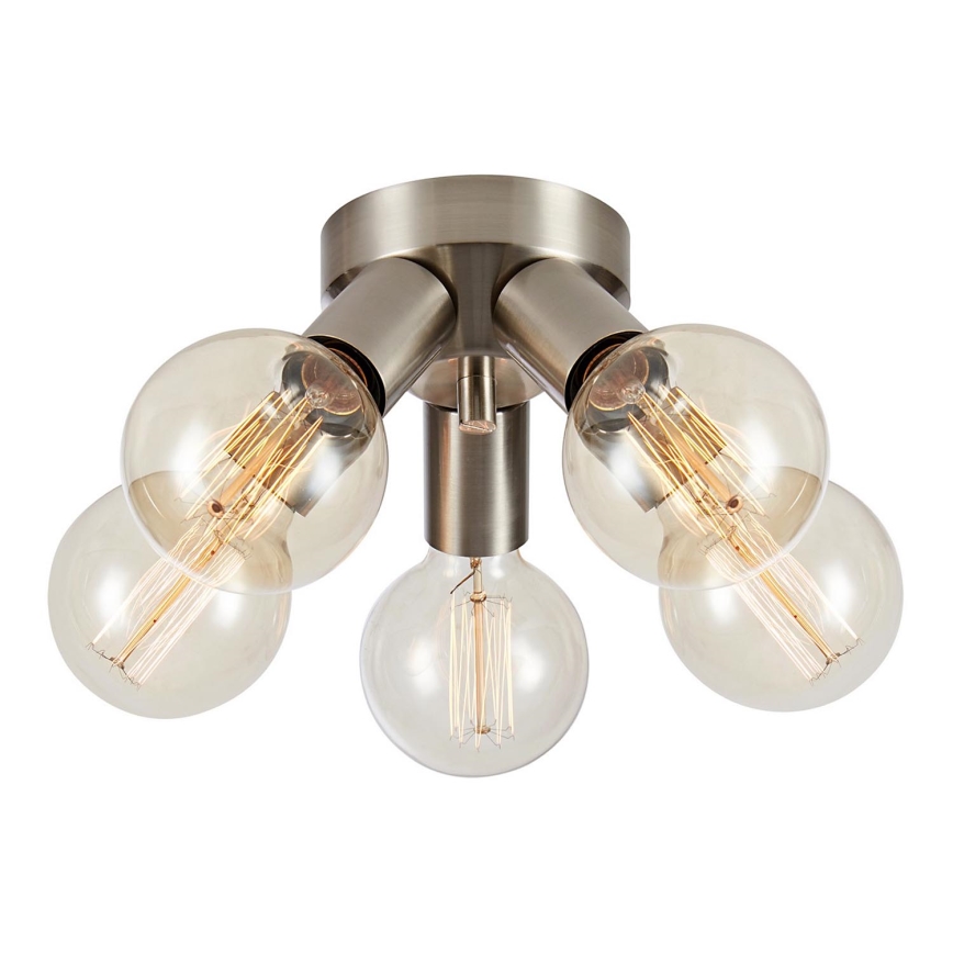Markslöjd 108554 - Iluminação de teto MAZZO 5xE27/40W/230V cromado mate