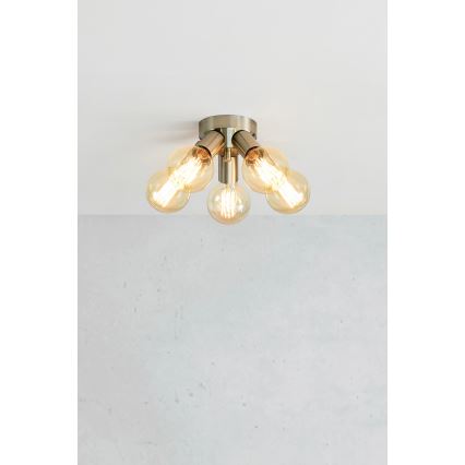 Markslöjd 108554 - Iluminação de teto MAZZO 5xE27/40W/230V cromado mate