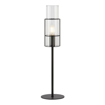 Markslöjd 108555 - Candeeiro de mesa TUBO 1xE14/40W/230V 50 cm preto/clear
