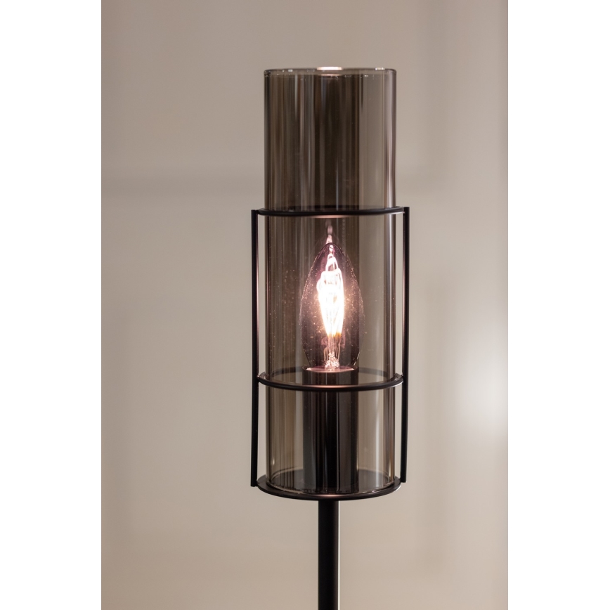 Markslöjd 108559 - Candeeiro de mesa TUBO 1xE14/40W/230V 50 cm preto