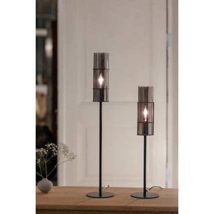 Markslöjd 108559 - Candeeiro de mesa TUBO 1xE14/40W/230V 50 cm preto