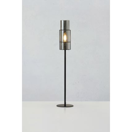 Markslöjd 108560 - Candeeiro de mesa TORCIA 1xE14/40W/230V 65 cm preto