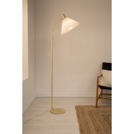 Markslöjd 108569 - Candeeiro de chão MIRA 1xE27/40W/230V dourada