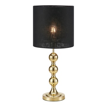 Markslöjd 108574 - Candeeiro de mesa OCTO 1xE27/40W/230V preto/dourada