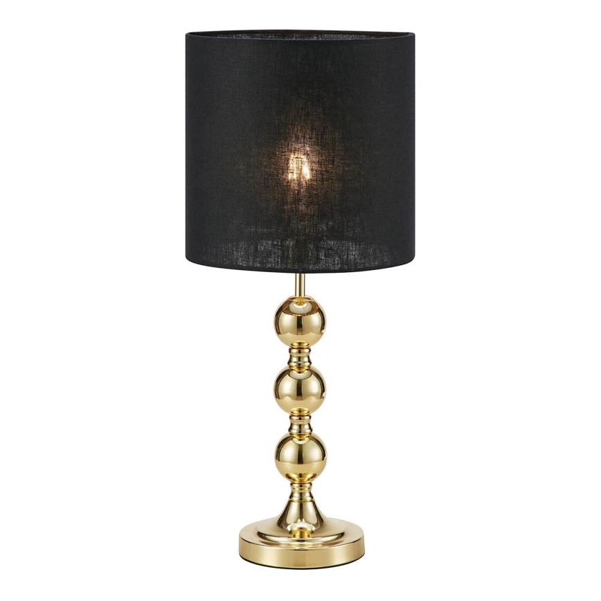 Markslöjd 108574 - Candeeiro de mesa OCTO 1xE27/40W/230V preto/dourada