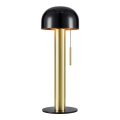 Markslöjd 108576 - Candeeiro de mesa COSTA 2xG9/18W/230V preto/dourada