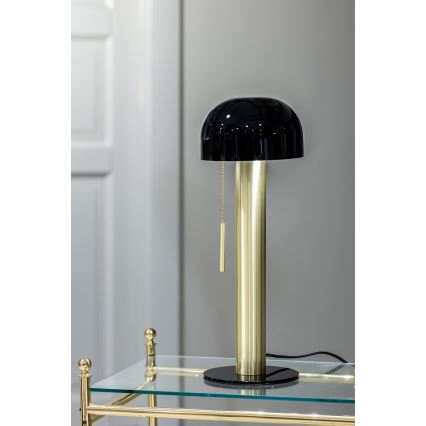 Markslöjd 108576 - Candeeiro de mesa COSTA 2xG9/18W/230V preto/dourada
