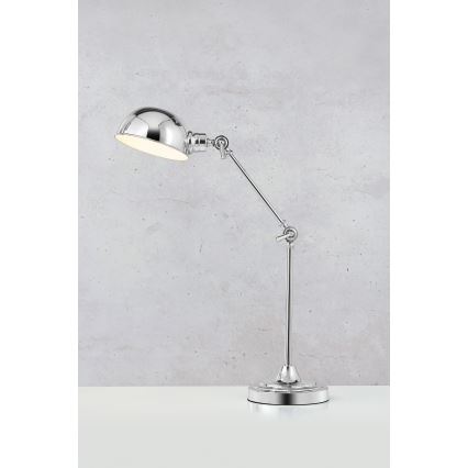 Markslöjd 108583 - Candeeiro de mesa PORTLAND 1xE27/40W/230V cromado brilhante